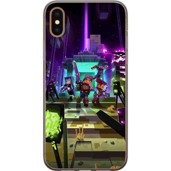 Kompatibelt Mobilskal till Apple iPhone XS Minecraft