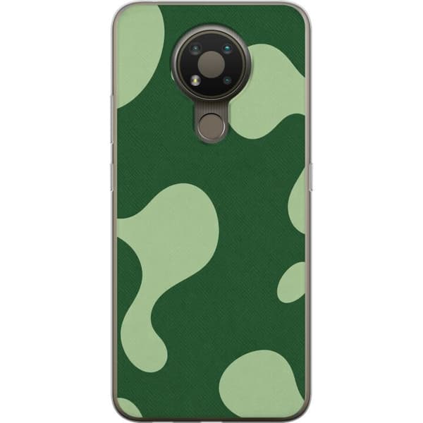 Kompatibelt Mobilskal till Nokia 3.4 Matcha Melt grön