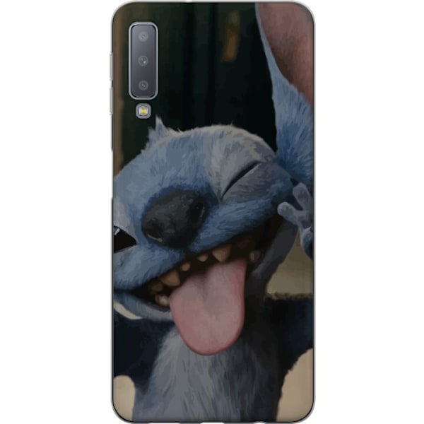 Samsung Galaxy A7 (2018) Läpinäkyvä kuori Stitch Söpö Ali