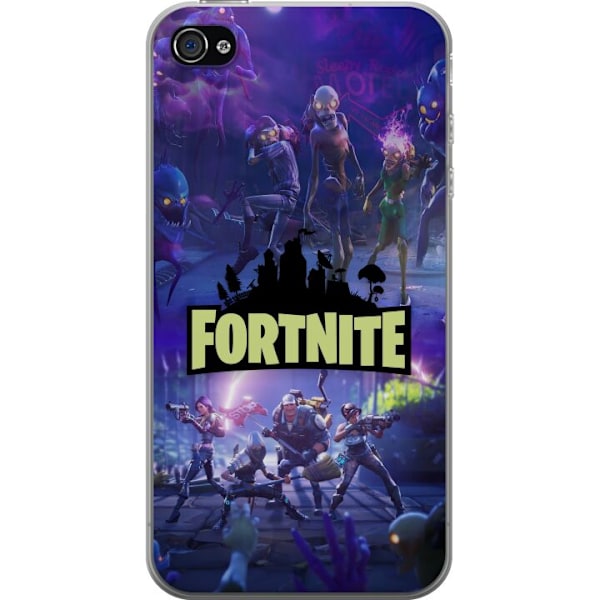 Apple iPhone 4 Genomskinligt Skal Fortnite