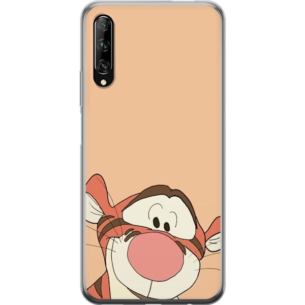 Huawei P smart Pro 2019 Genomskinligt Skal Tiger HEJ!