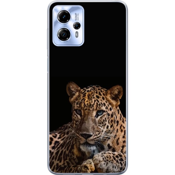 Motorola Moto G13 Gennemsigtig cover Leopard