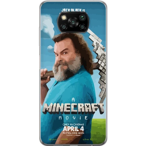 Xiaomi Poco X3 NFC Läpinäkyvä kuori Minecraft-elokuva
