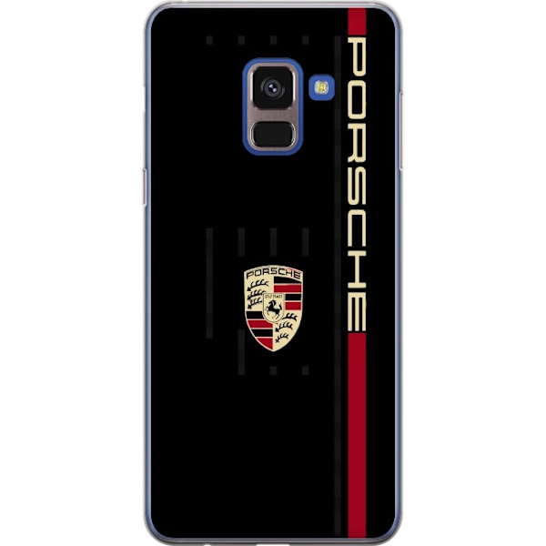 Samsung Galaxy A8 (2018) Genomskinligt Skal Porsche