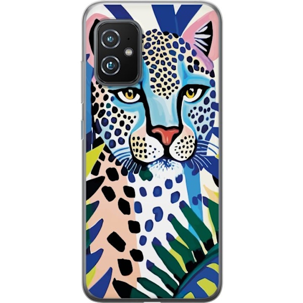 Asus Zenfone 8 Genomskinligt Skal Vivid Leopard