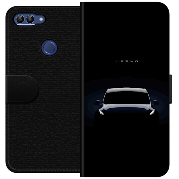 Huawei P smart Lompakkokotelo Tesla