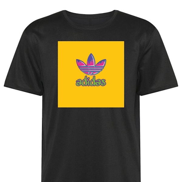 Trænings T-shirt | Sport T-shirt til Voksen Adidas sort X-Large