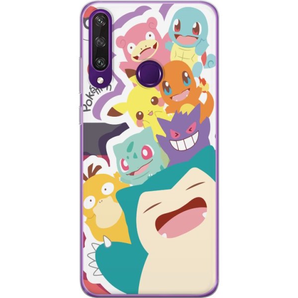 Huawei Y6p Gennemsigtig cover Pokemon