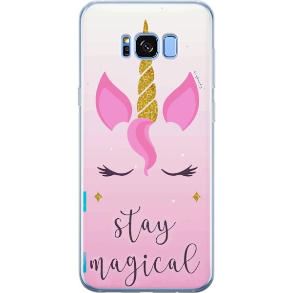 Samsung Galaxy S8+ Genomskinligt Skal Unicorn Face