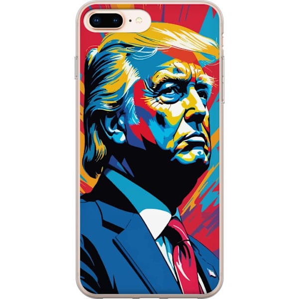 Apple iPhone 8 Plus Läpinäkyvä kuori Trump