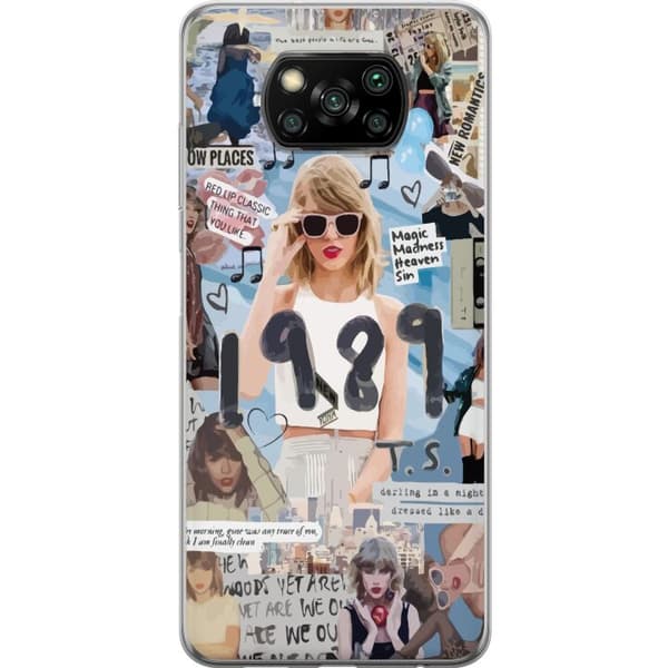 Kompatibelt Mobilskal till Xiaomi Poco X3 NFC Taylor Swift