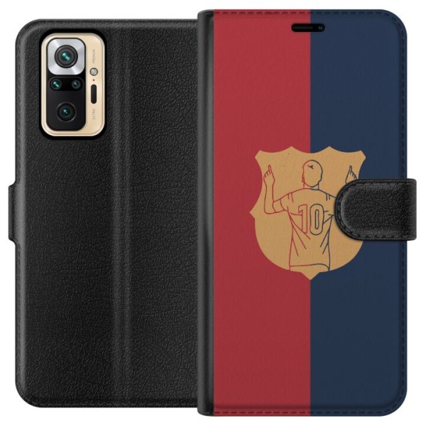 Xiaomi Redmi Note 10 Pro Lompakkokotelo FC Barcelona
