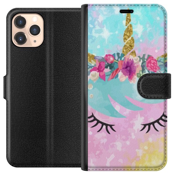 Apple iPhone 11 Pro Plånboksfodral Unicorn Enhörning