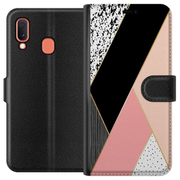 Kompatibelt Plånboksfodral till Samsung Galaxy A20e Mönster