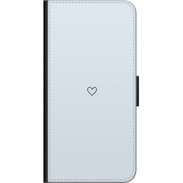 Kompatibelt Lommeboketui til Samsung Galaxy A03s Hjertet Lys Blå