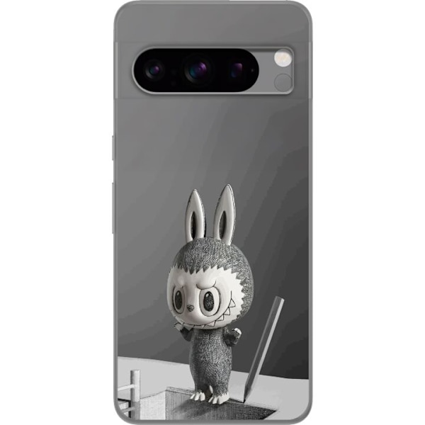 Google Pixel 8 Pro Läpinäkyvä kuori Pop Mart MEGA LABUBU LA