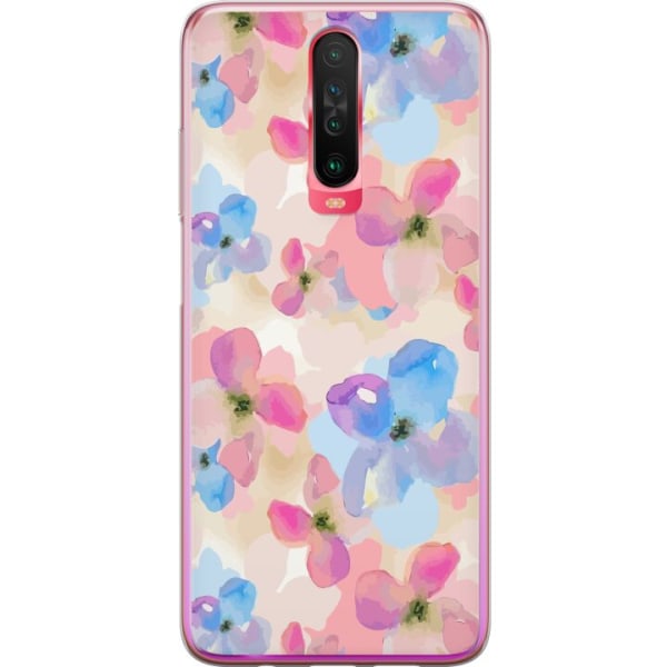 Xiaomi Redmi K30 Gennemsigtig cover Blomsterlykke