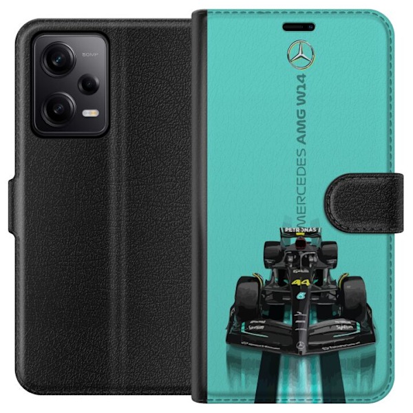 Xiaomi Redmi Note 12 Pro Lompakkokotelo Mercedes F1