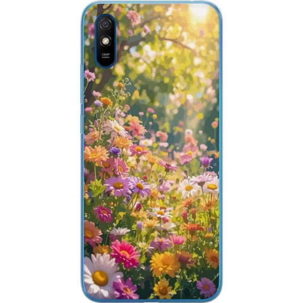 Kompatibelt Mobilskal till Xiaomi Redmi 9A Floral Pattern
