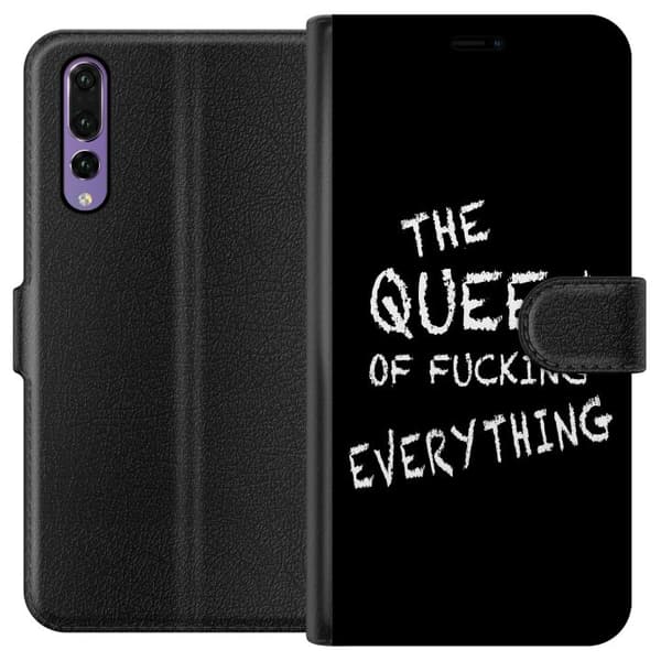 Kompatibel Tegnebogsetui til Huawei P20 Pro Dronning