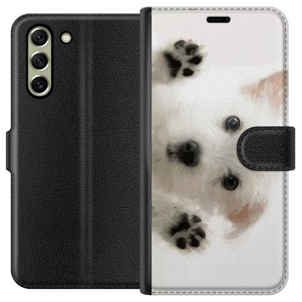 Samsung Galaxy S21 FE 5G Plånboksfodral Hund