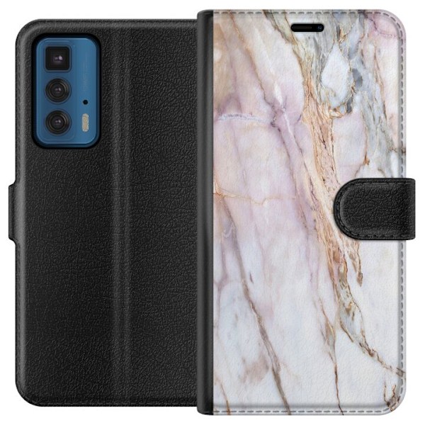 Motorola Edge 20 Pro Tegnebogsetui Marmor