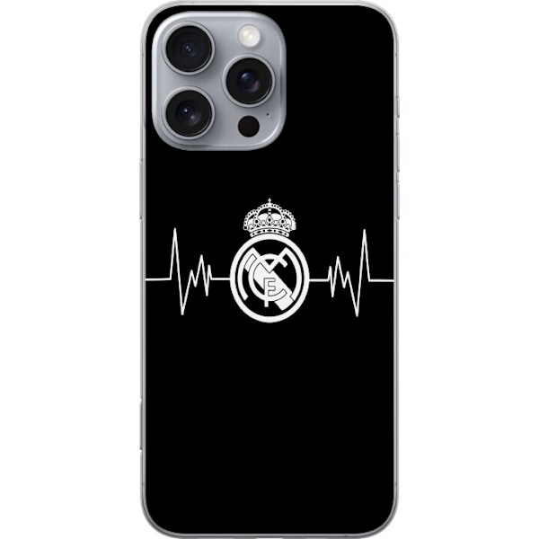 Apple iPhone 16 Pro Max Läpinäkyvä kuori Real Madrid CF