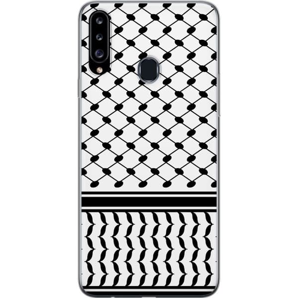 Kompatibelt Mobildeksel til Samsung Galaxy A20s Keffiyeh mønster