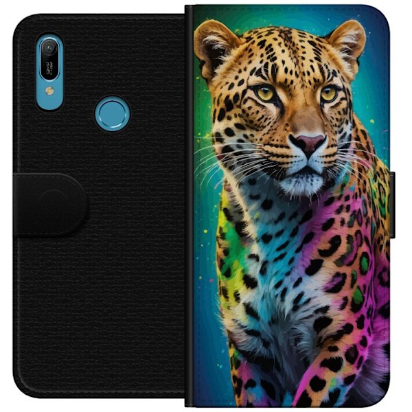 Huawei Y6 (2019) Plånboksfodral Leopard