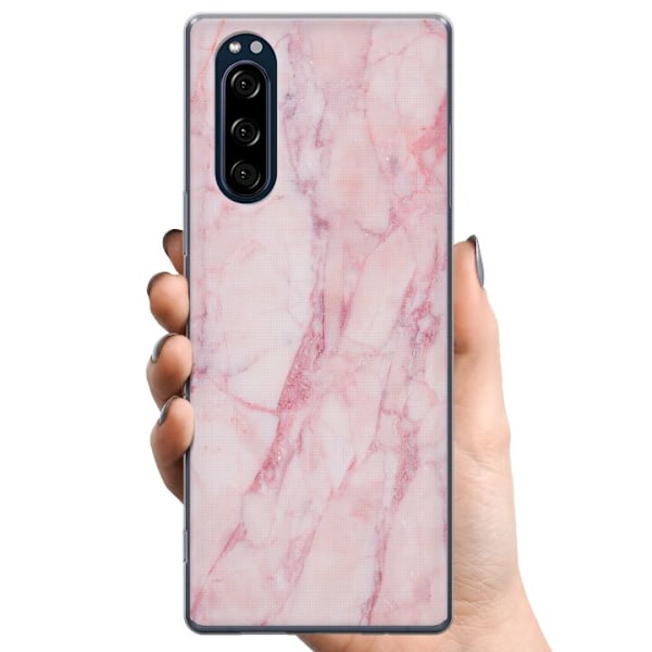 Sony Xperia 5 TPU Mobildeksel Marmor