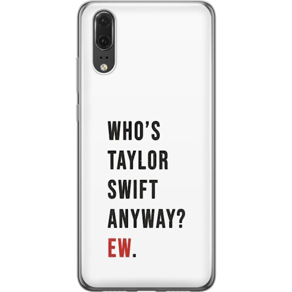 Huawei P20 Läpinäkyvä kuori Taylor Swift