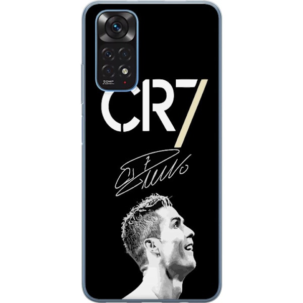 Xiaomi Redmi Note 11 Gjennomsiktig deksel CR7 Ronaldo