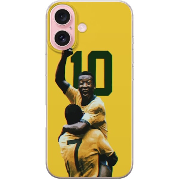 Apple iPhone 16 Läpinäkyvä kuori Pelé