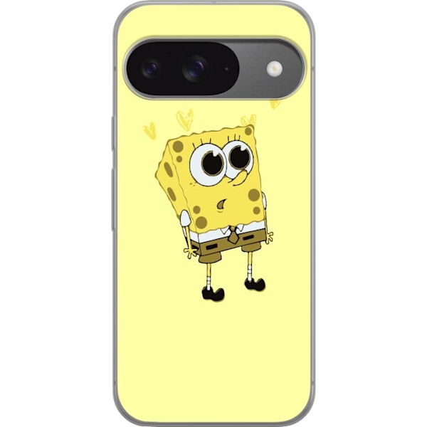 Google Pixel 9 Genomskinligt Skal SpongeBob SquarePants