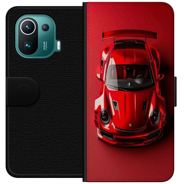 Xiaomi Mi 11 Pro Tegnebogsetui Porsche