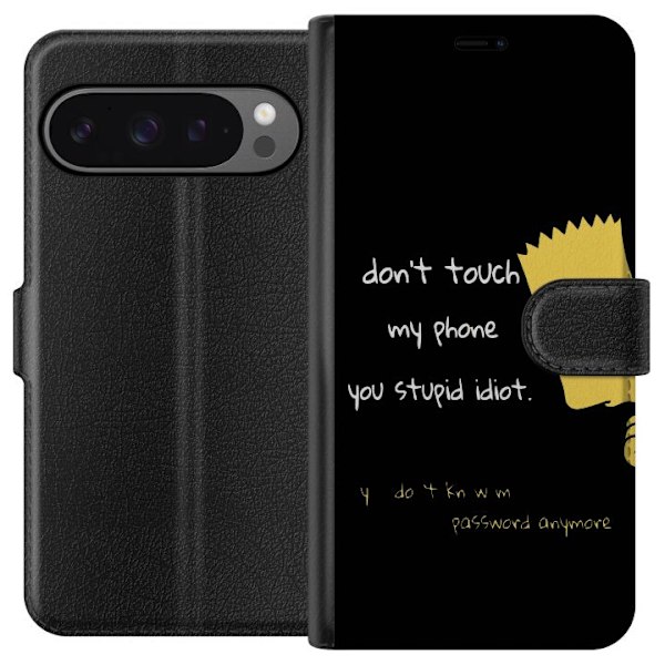 Google Pixel 9 Pro XL Lompakkokotelo Bart Simpson