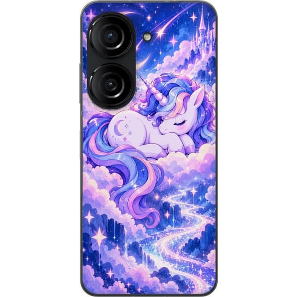 Kompatibelt Mobildeksel til Asus Zenfone 10 Månsömn lila