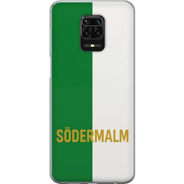 Xiaomi Redmi Note 9S Läpinäkyvä kuori Södermalm - jalkapallo