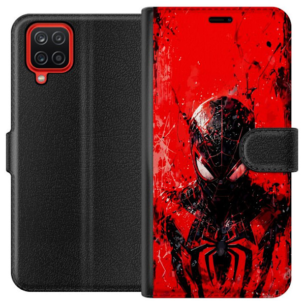 Samsung Galaxy A12 Lompakkokotelo Spider Man