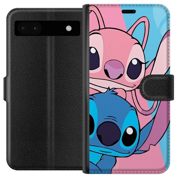 Google Pixel 6a Lompakkokotelo Stitch & Angel