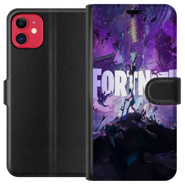 Kompatibel Tegnebogsetui til Apple iPhone 11 Fortnite