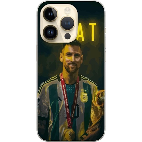 Apple iPhone 14 Pro Läpinäkyvä kuori Vuohi Messi