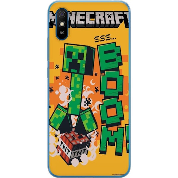 Xiaomi Redmi 9A Genomskinligt Skal Minecraft Boom