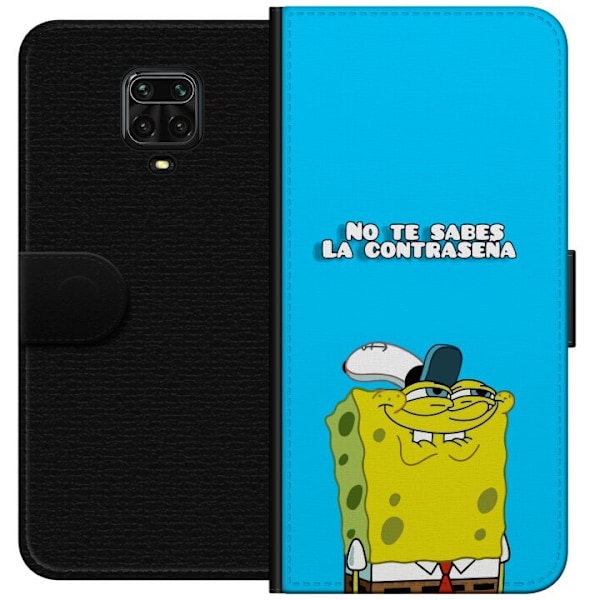 Xiaomi Redmi Note 9S Lommeboketui SvampBob Firkant