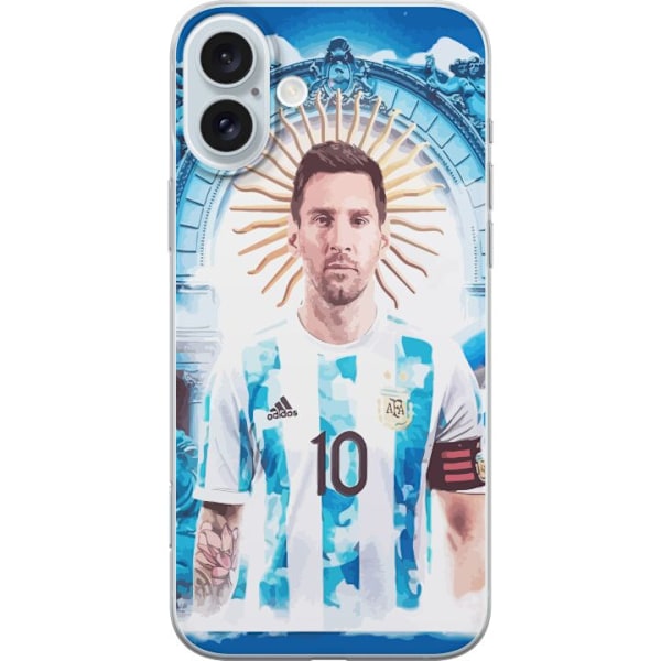 Apple iPhone 16 Plus Gjennomsiktig deksel Messi