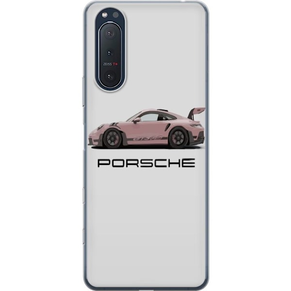 Sony Xperia 5 II Gjennomsiktig deksel Porsche 911 Pink