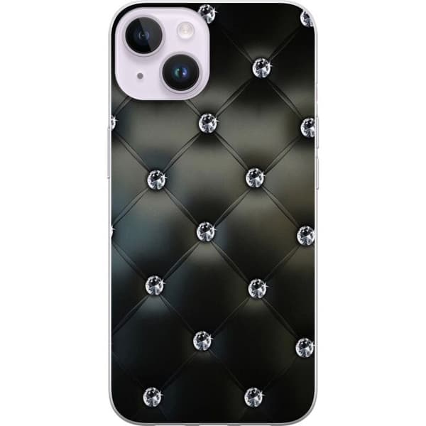 Kompatibelt Mobildeksel til Apple iPhone 14 Stor som diamant