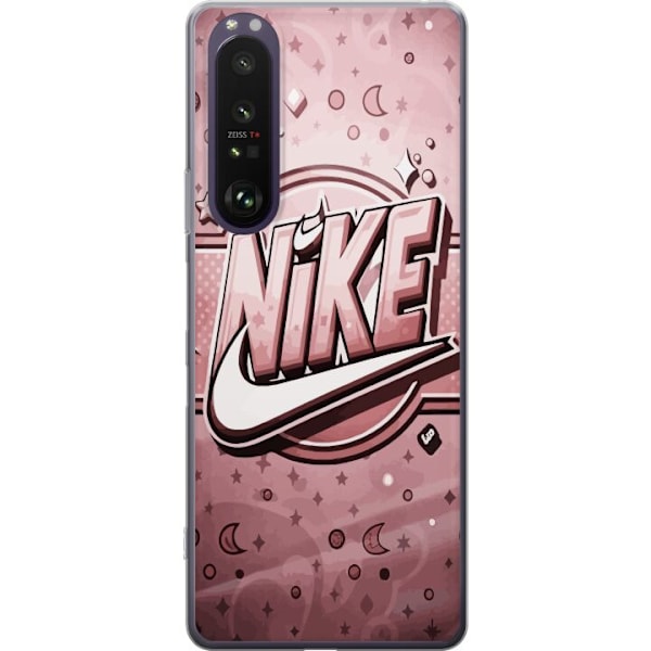 Sony Xperia 1 III Genomskinligt Skal Nike Rosa