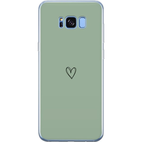 Samsung Galaxy S8+ Läpinäkyvä kuori Sydän