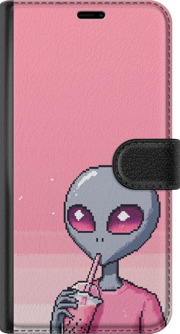 Kompatibelt Plånboksfodral till Apple iPhone 14 Pro Alien Smoothie